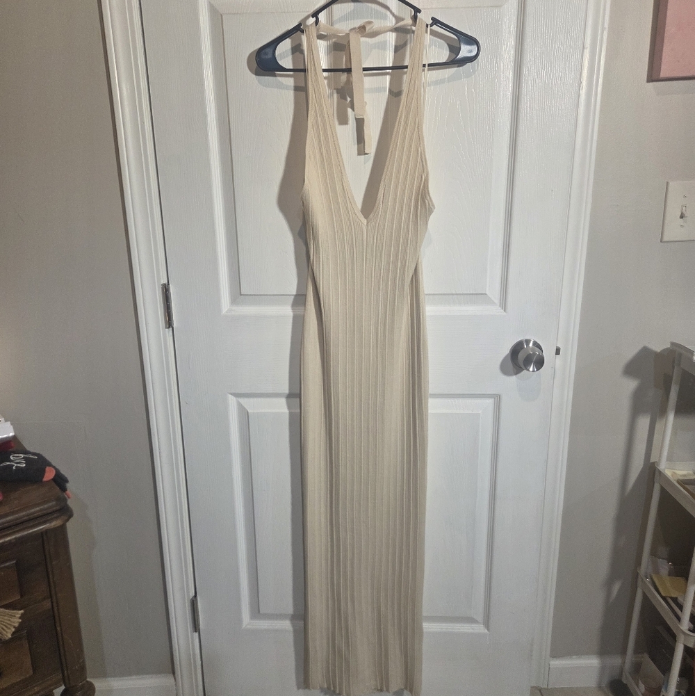 And Now This Halter Sweater Dress - Picture 3 of 7